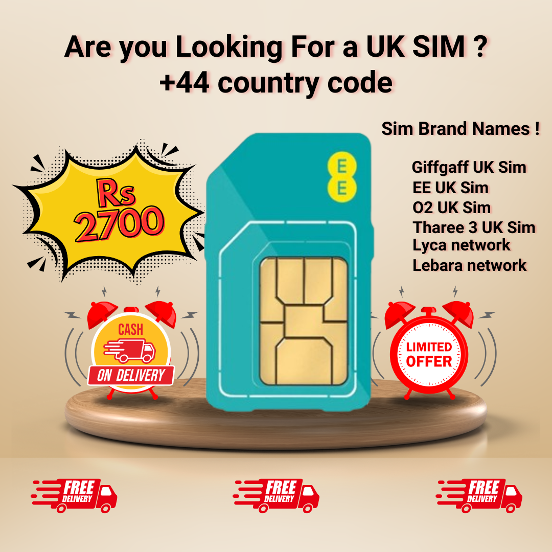 giffgaff UK SIM in Pakistan – OTP, WhatsApp & Online Verification