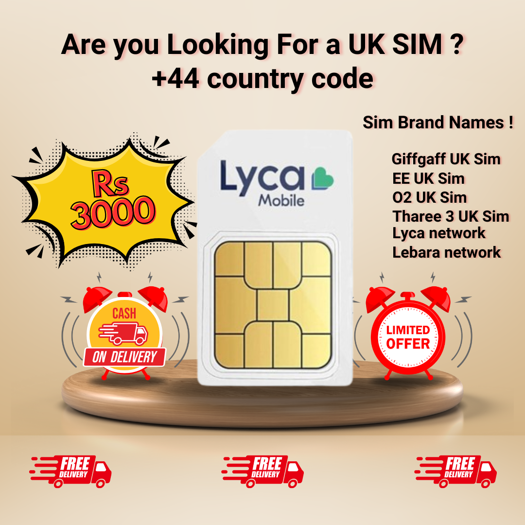 giffgaff UK SIM in Pakistan – OTP, WhatsApp & Online Verification