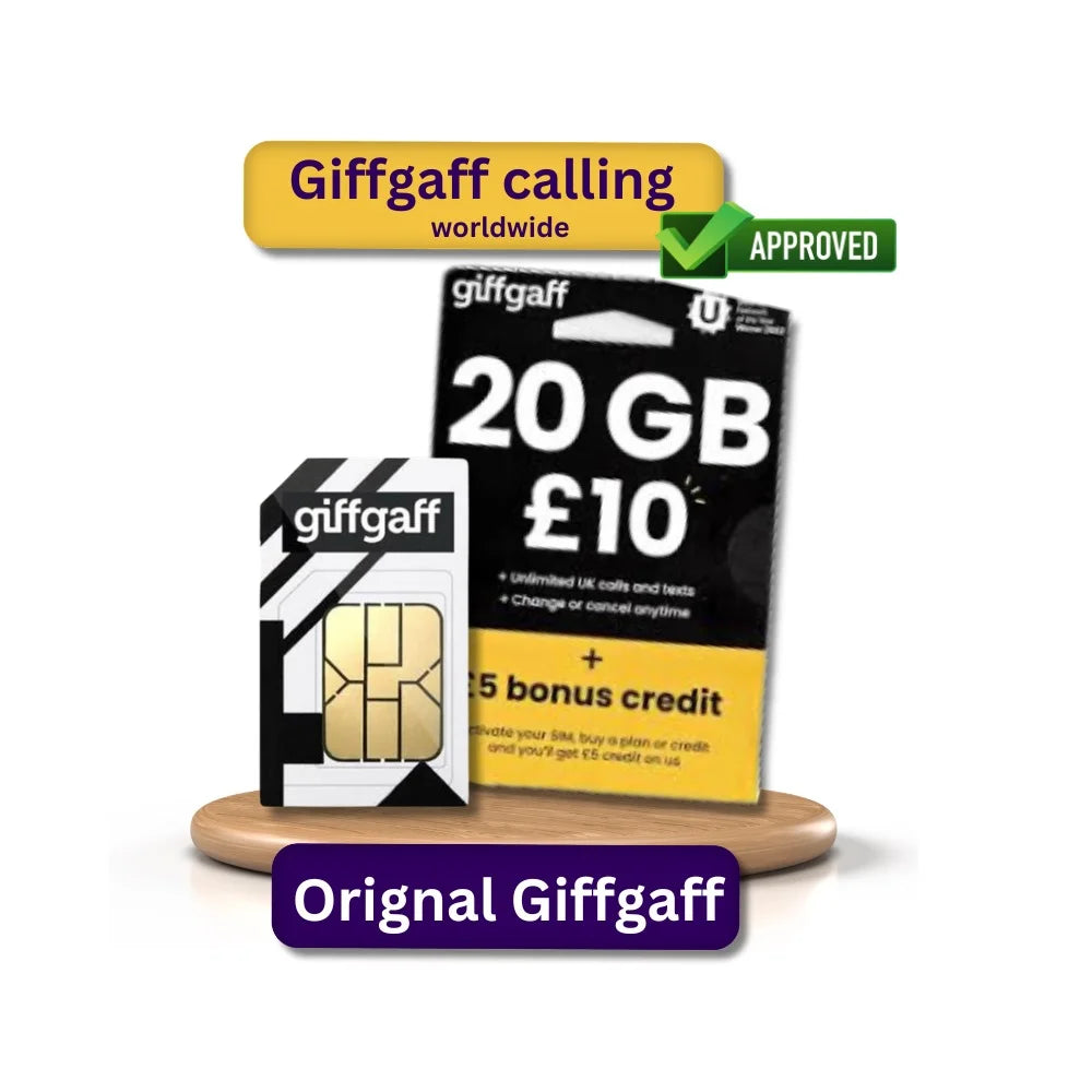 giffgaff UK SIM in Pakistan – OTP, WhatsApp & Online Verification